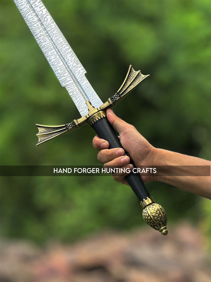 Dark Sister Sword Cosplay Replica Sword from Movie Replica Inspired Sword by Hand Forger Hunting Crafts