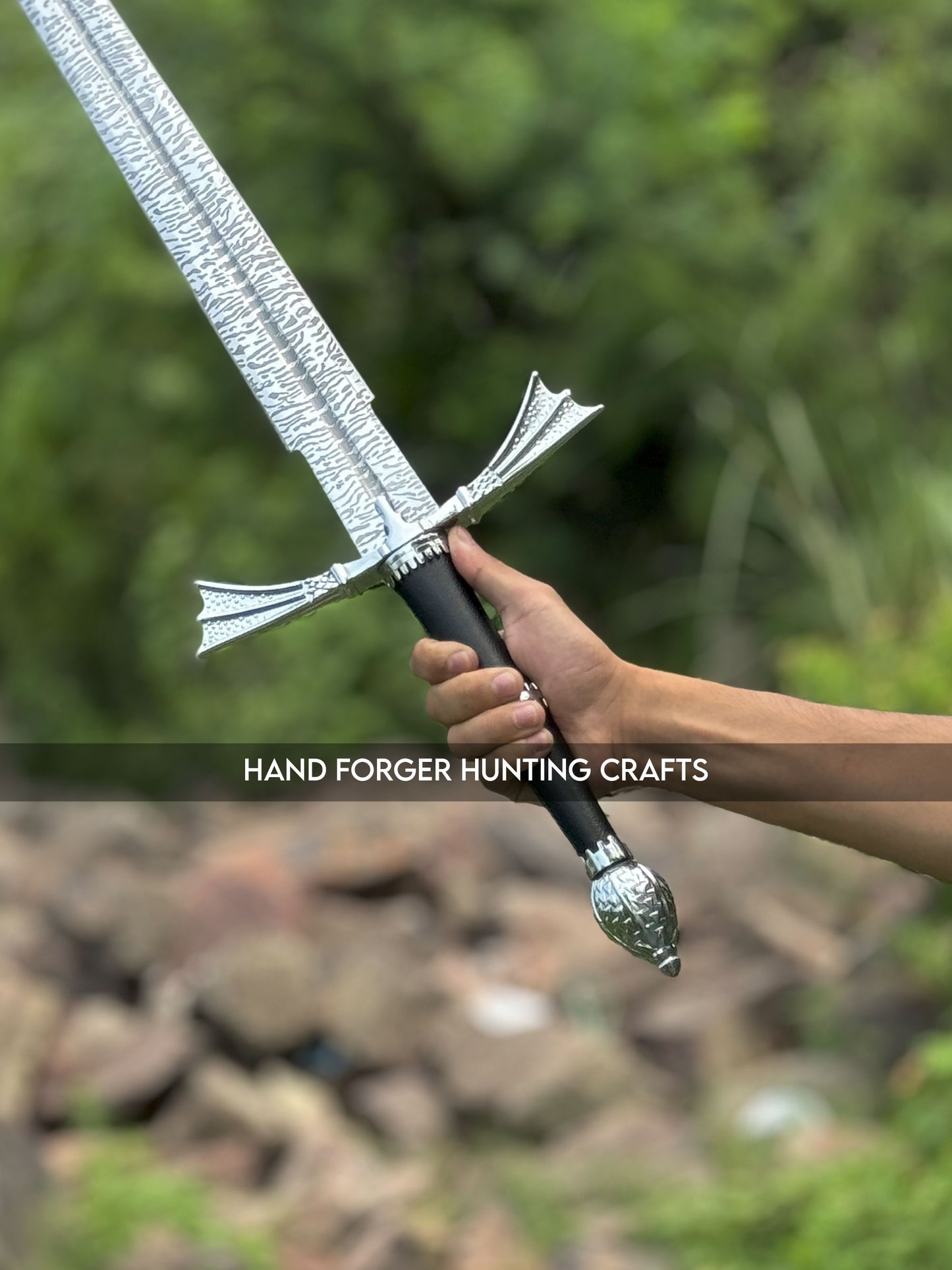 Dark Sister Sword Cosplay Replica Sword from Movie Replica Inspired Sword by Hand Forger Hunting Crafts